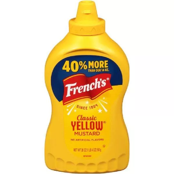 French's Retail French's Yellow Mustard 20 Ounce Size - 12 Per Case