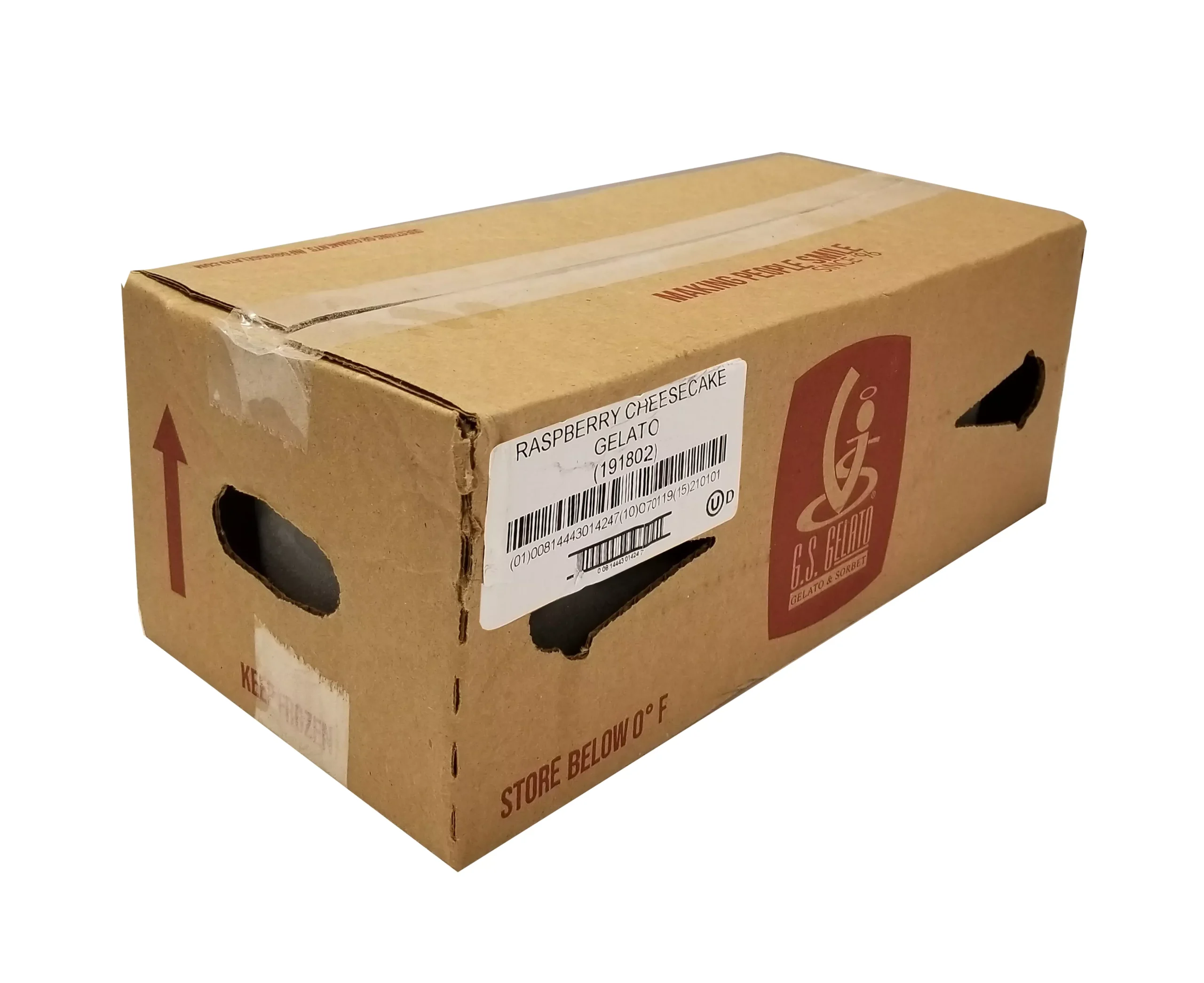 G.s. Gelato G Gelato Raspberry Cheesecake Gelato 5 Liter - 1 Per Case