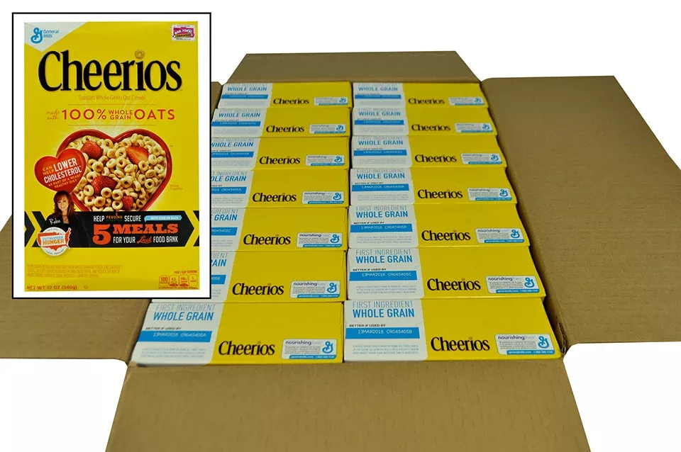 General Mills C-store/dry Cheerios Cereal Box 12 Ounce Size - 14 Per Case