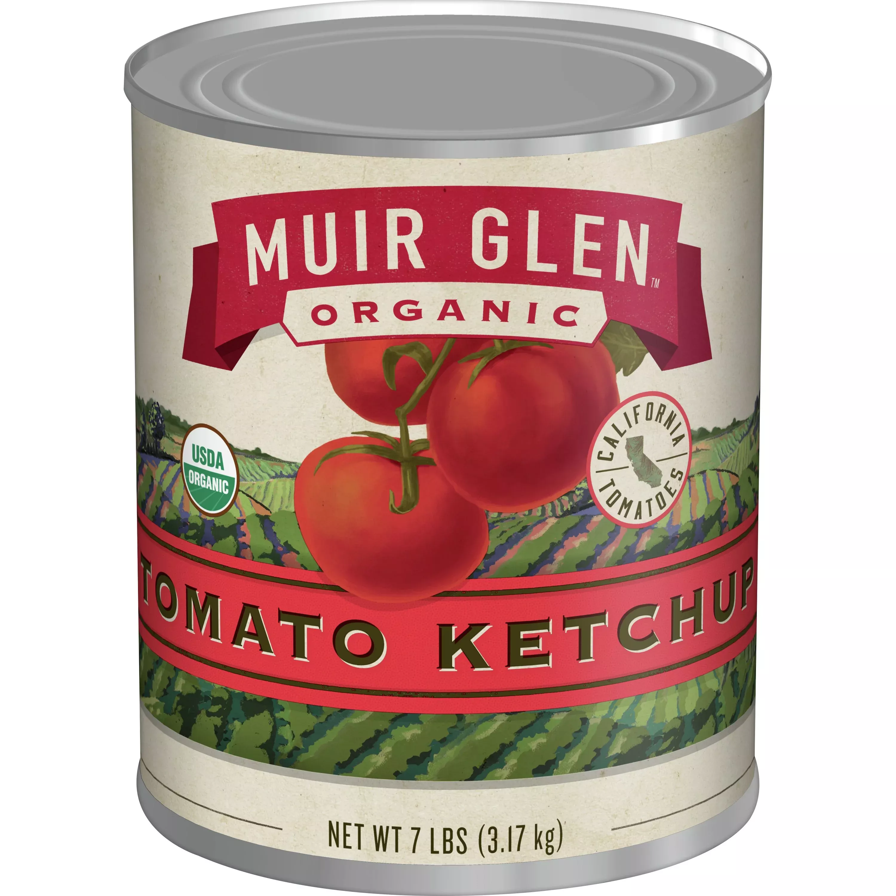 General Mills Muir Glen Organic Canned Vegetables Bulktomato Ketchup 112 Ounce Size - 6 Per Case