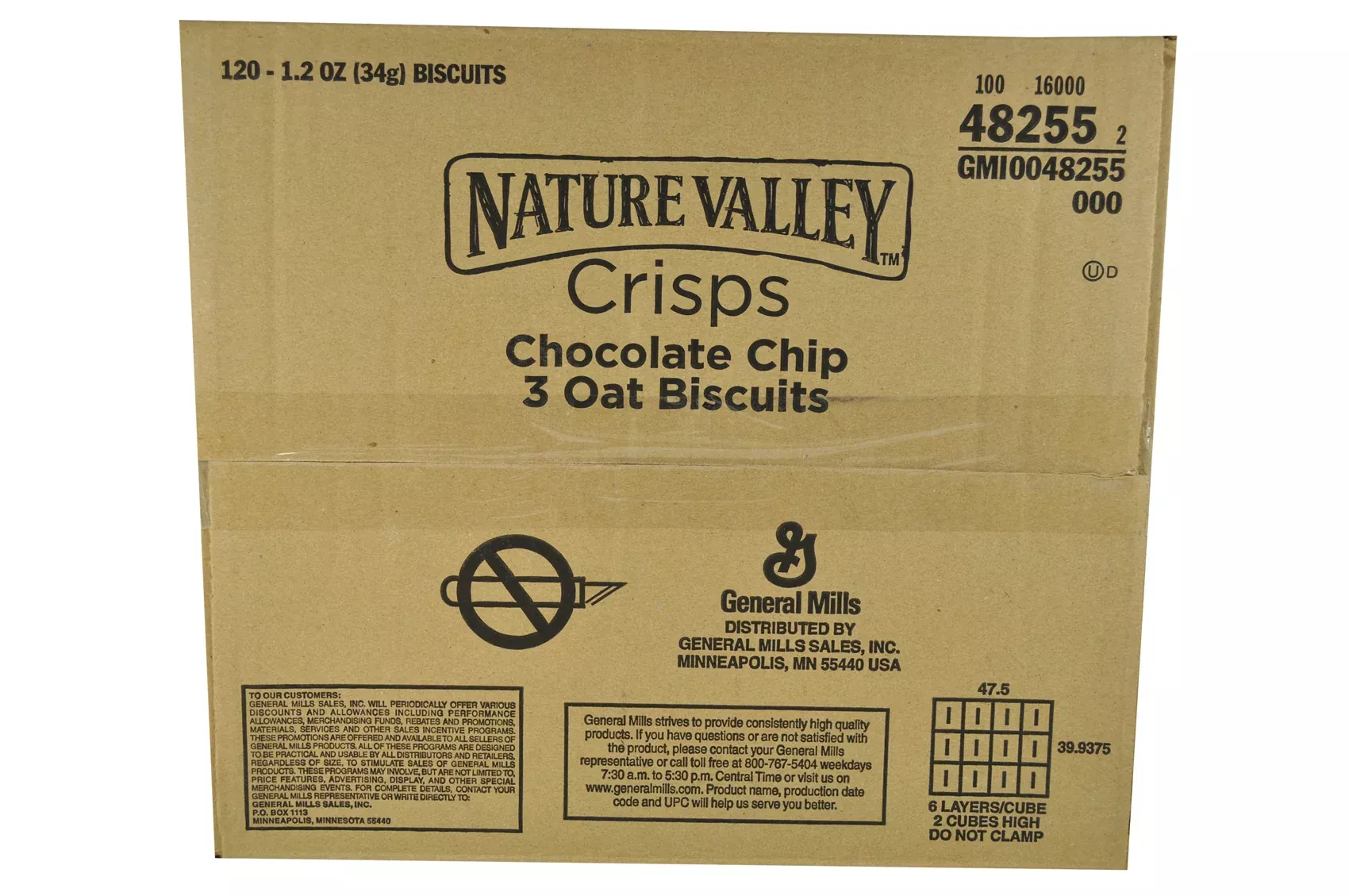 General Mills Nature Valley Crisps Snack Chocolate 1.2 Ounce Size - 120 Per Case
