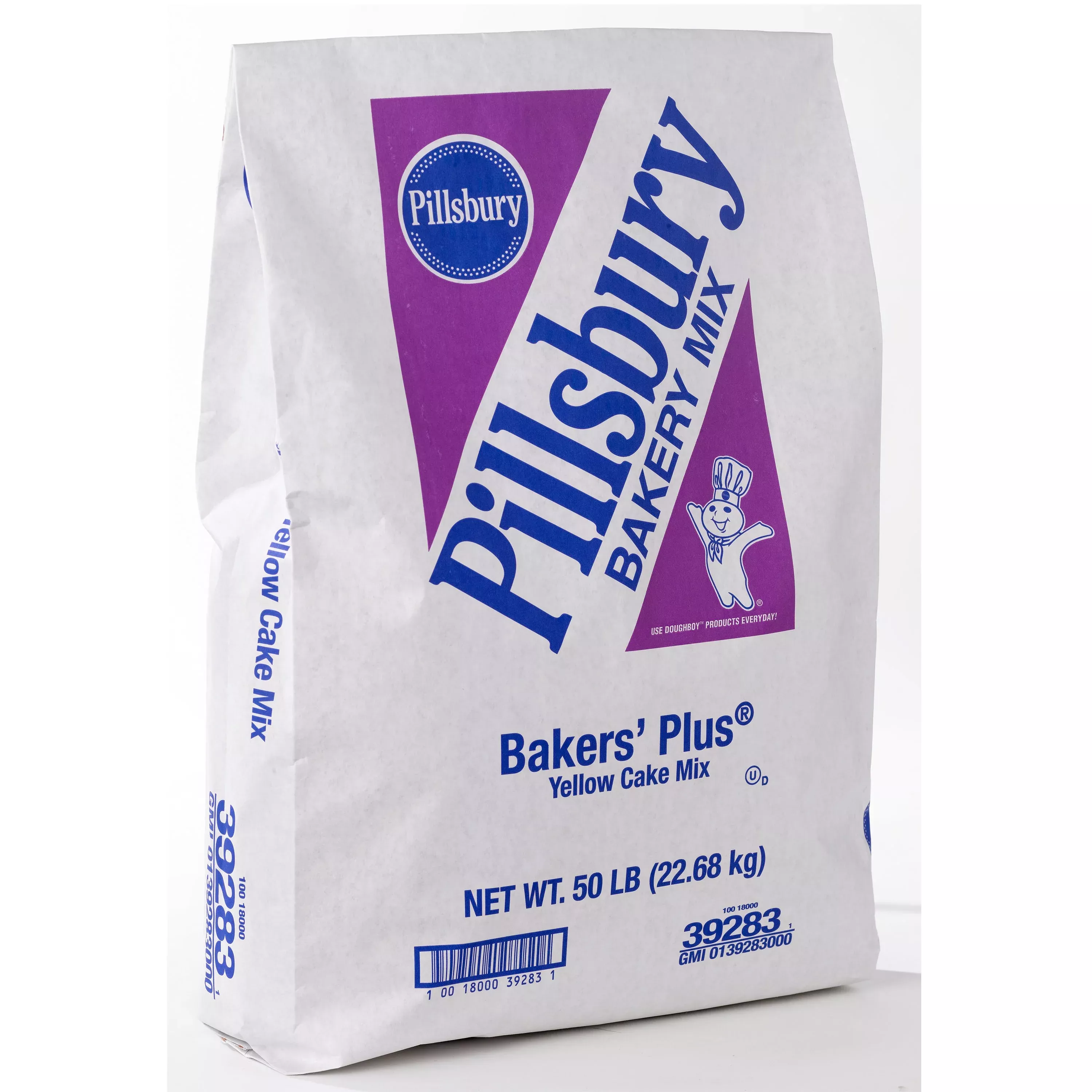 General Mills Pillsbury Bakers' Plus Cake Mix Yellow 50 Pound Each - 1 Per Case