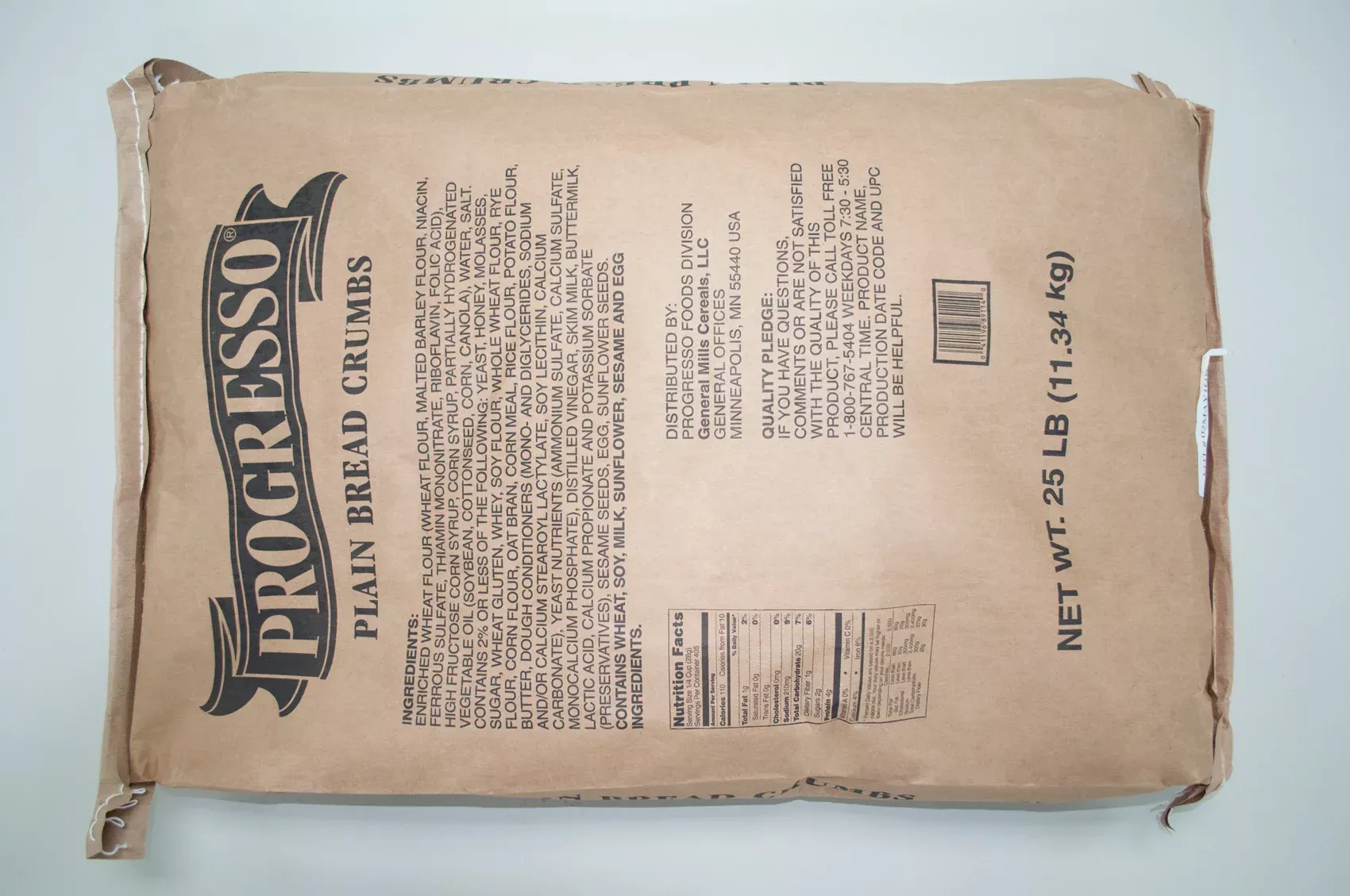 General Mills Progresso Bread Progresso Crumbs Plain 1-25 Pound 1-25 Pound