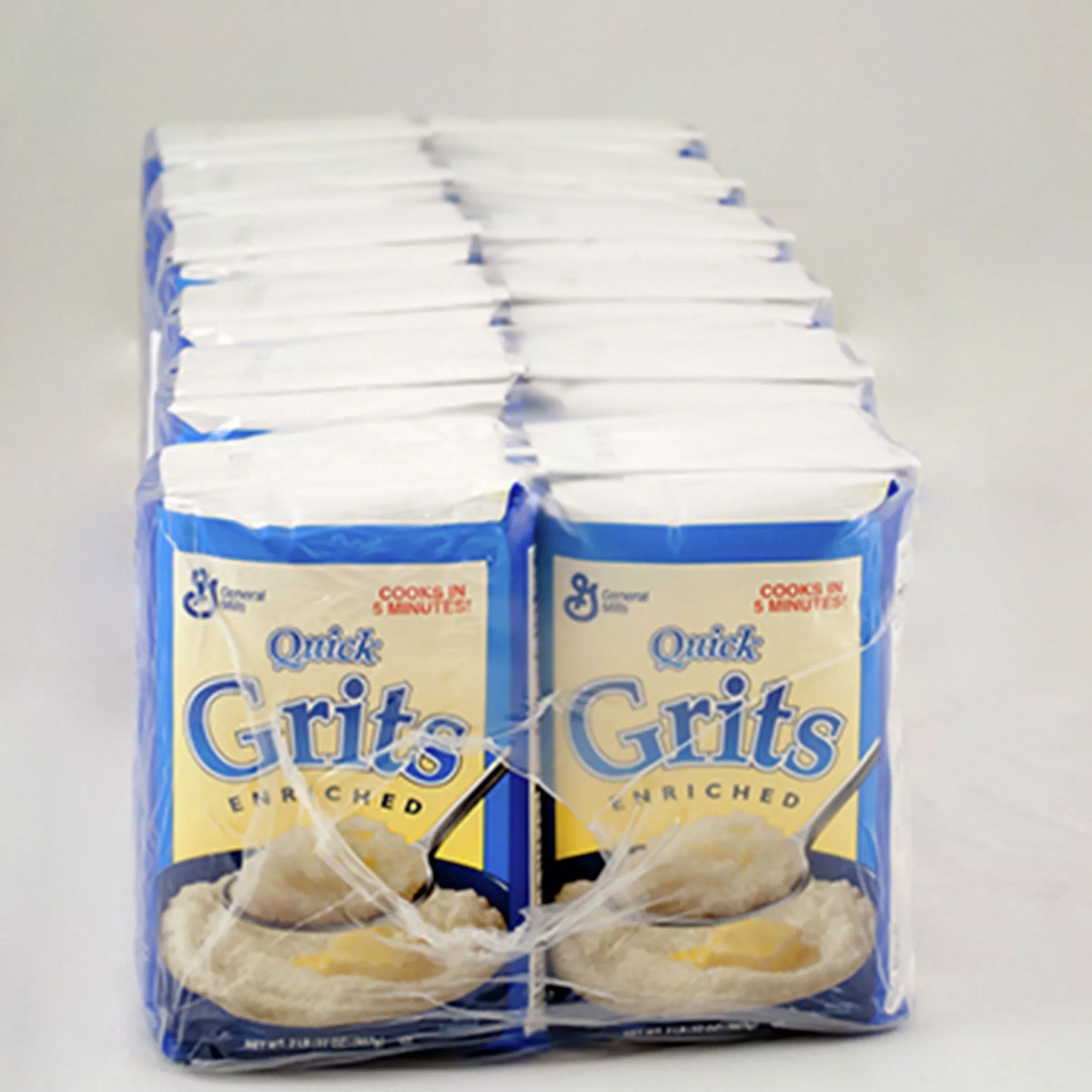 General Mills Quick Grits Cereal Bulk Enriched White Corn 32 Ounce Size - 12 Per Case