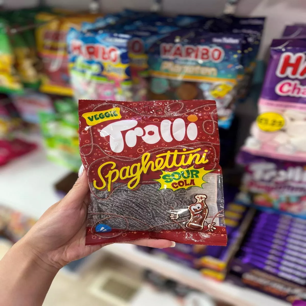 (GERMANY) TROLLI SPAGHETTINI SOUR COLA – 100G