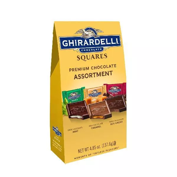 Ghirardelli Assorted Squares Bag 4.85 Ounce Size - 6 Per Case