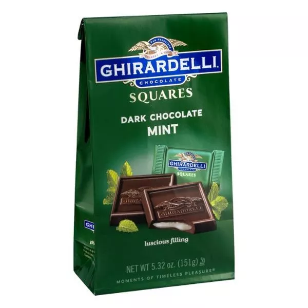 Ghirardelli Dark & Mint Filled 5.32 Ounce Size - 6 Per Case