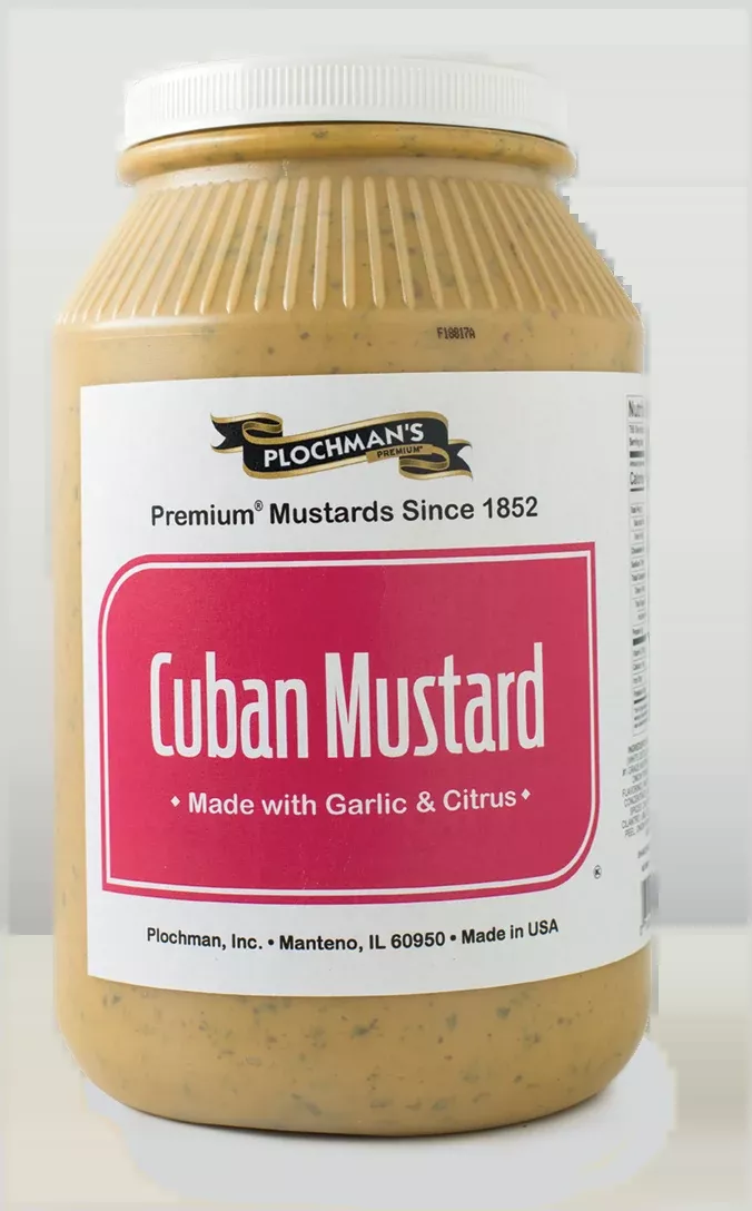 Girard's Haco Plochman's Cuban Mustard 1 Gallon - 2 Per Case