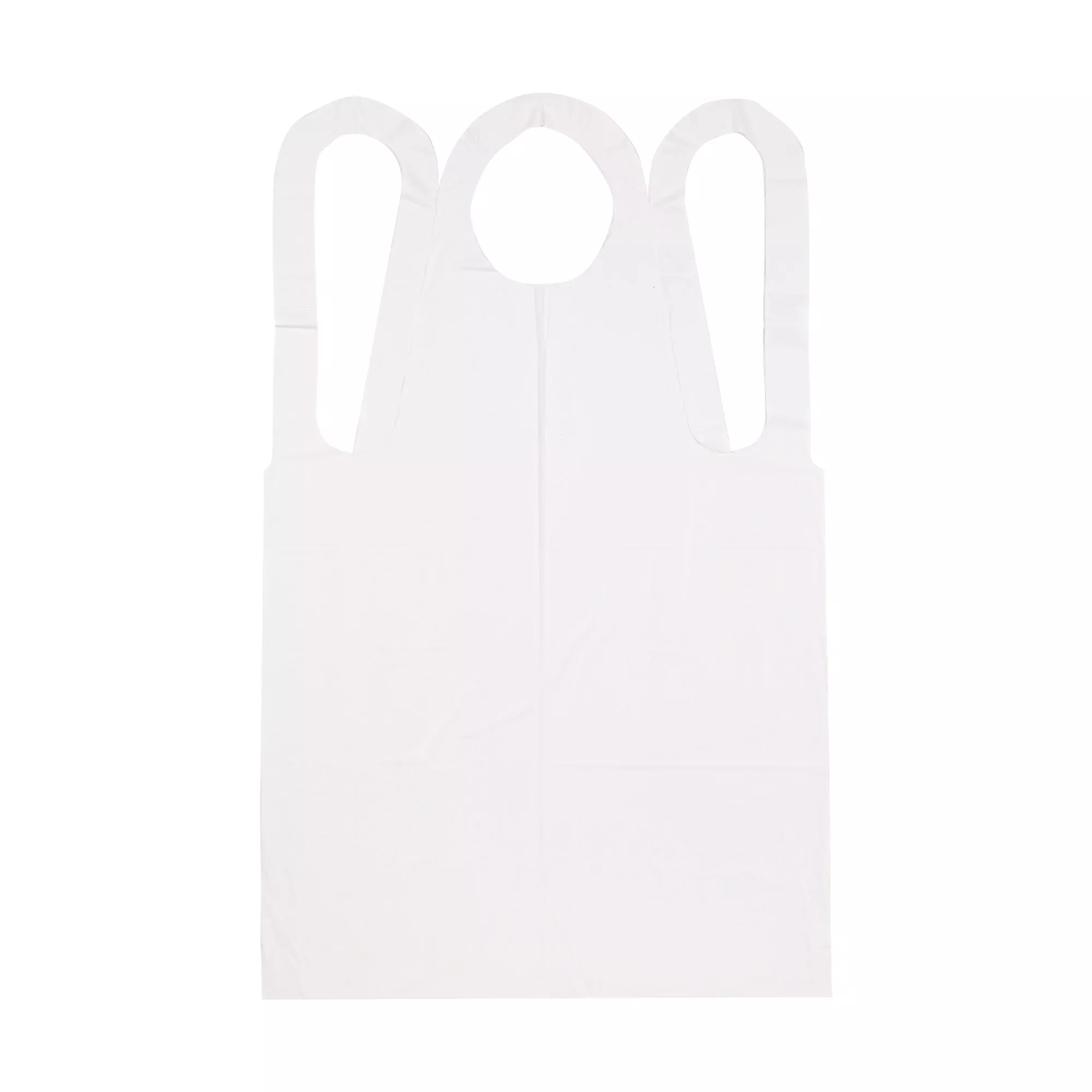 Handgards Neatgards Medium Duty Embossed White Poly Apron 1 - 100 - 100 Each - 100 Per Case