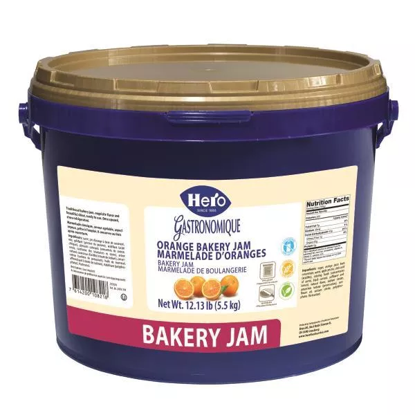 Hero- Jams Preserves & Nectars Hero Orange Marmalade 12.5 Pound Each - 1 Per Case