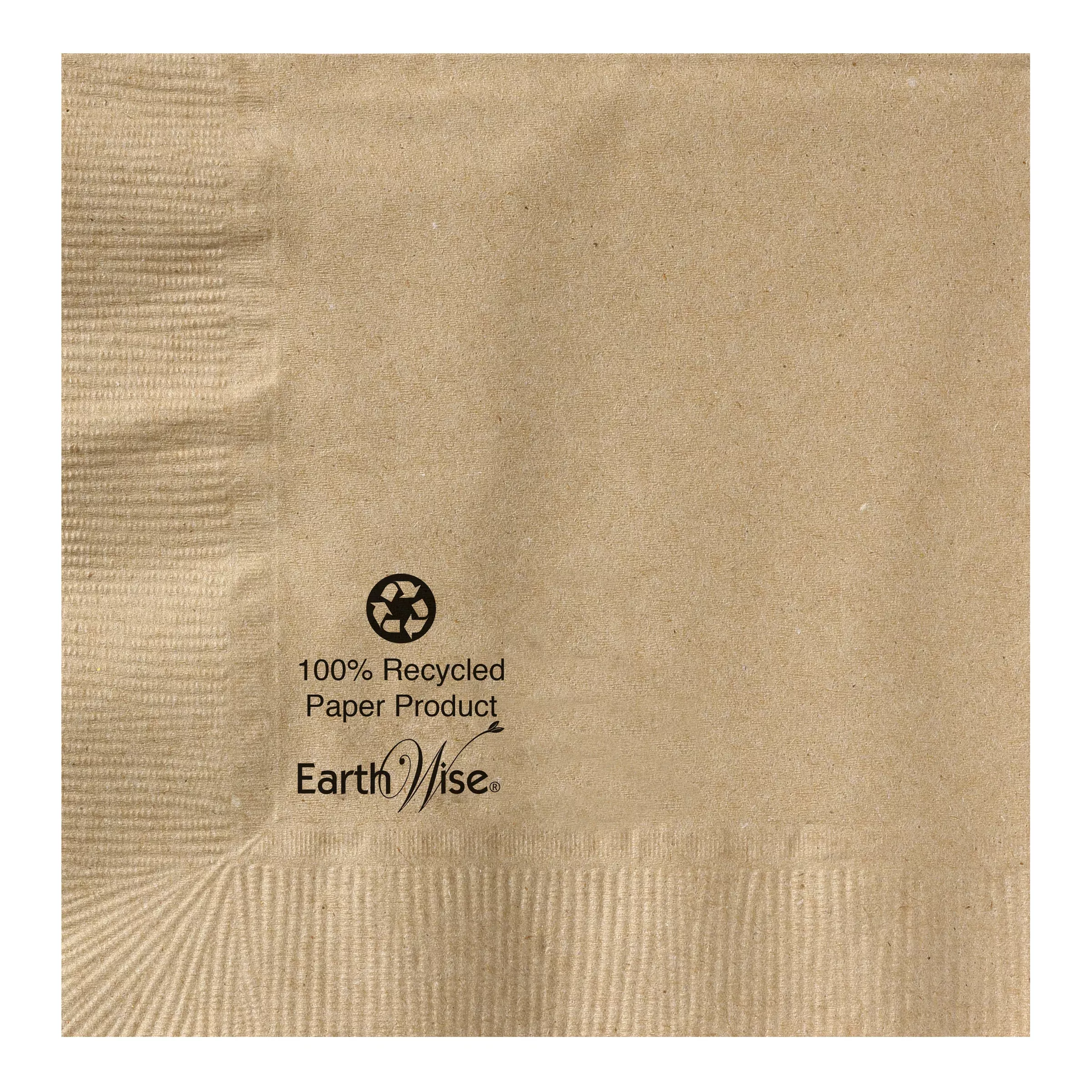 Hoffmaster Napkin Beverage Kraft Ply Recycled Earth Wise 250 Each - 4 Per Case