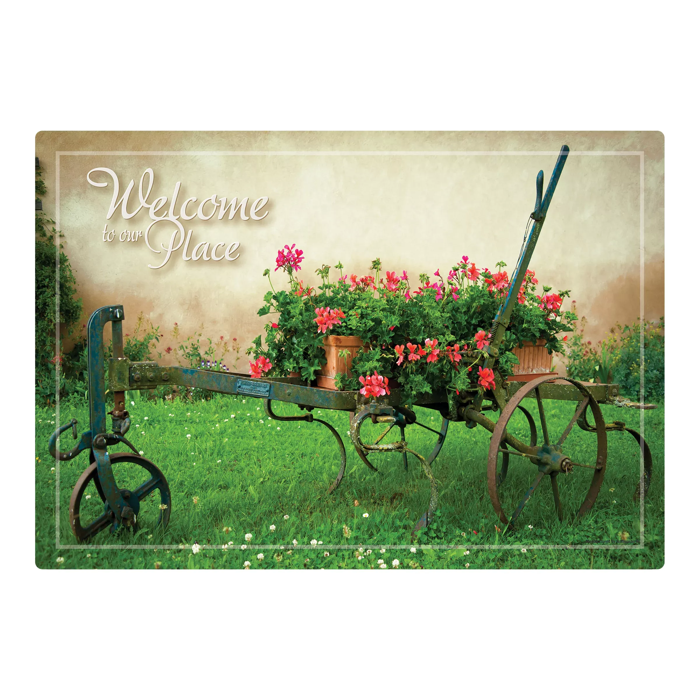 Hoffmaster Placemat Welcome to Our Place 1000 Each - 1 Per Case