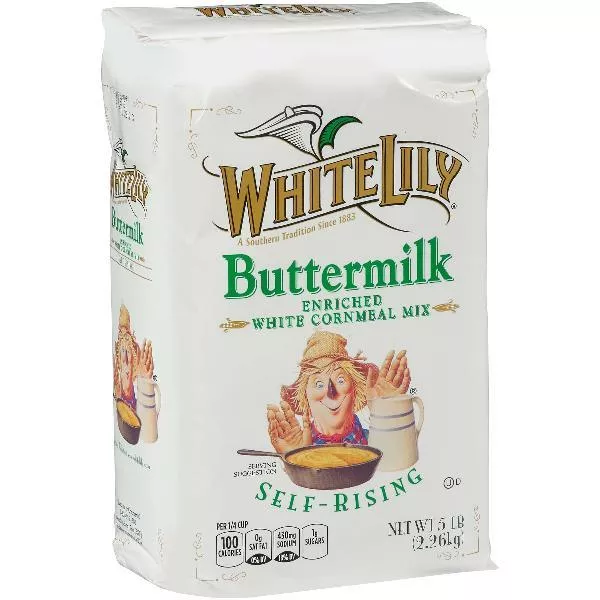 Hometown White Lily Self Rising Buttermilk Cornmeal 5 Pound Each - 8 Per Case