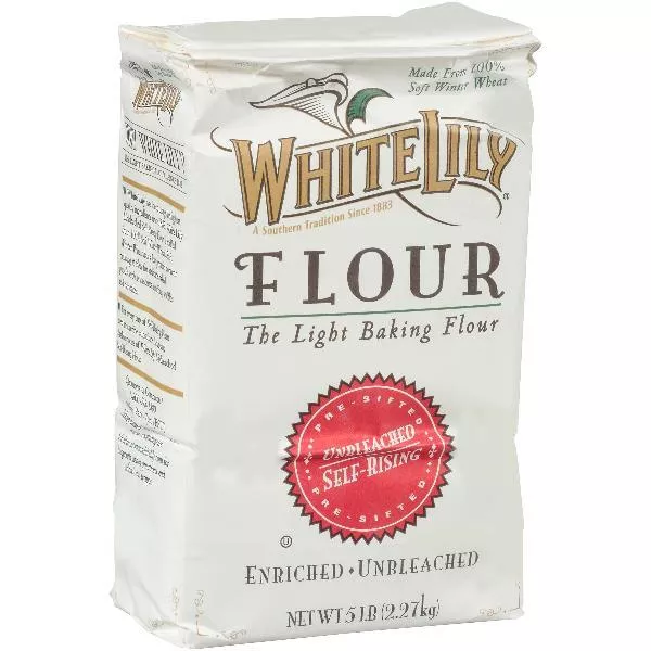 Hometown White Lily Unbleached Self Rising Flour 5 Pound Each - 8 Per Case
