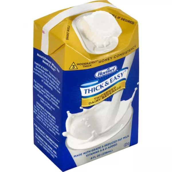 Hormel Healthlabs Thick & Easy Thickened Dairy Beverage Honey 27 Count Packs - 1 Per Case