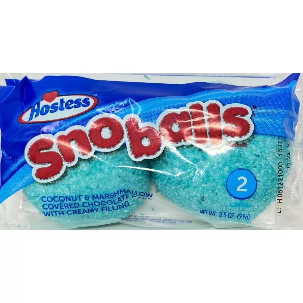 Hostess Blue Snoballs 2 Pack 3.5oz
