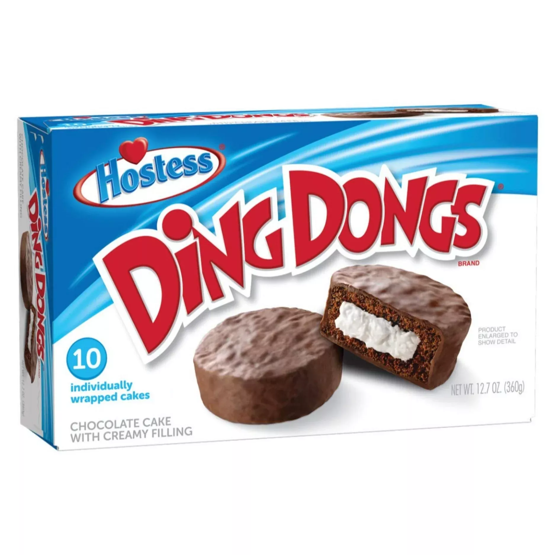 Hostess Ding Dongs Chocolate Cake 12.7oz -10ct