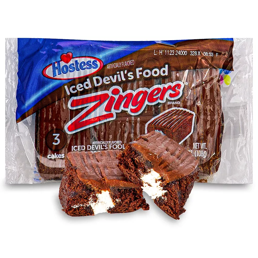 Hostess Zingers Iced Devil's Food 3 Pack - 3.81 oz