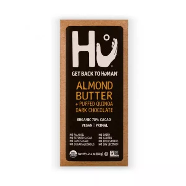 Hu Kitchen Hu Almond Butter & Puffed Quinoa 2.1 Ounce Size - 24 Per Case