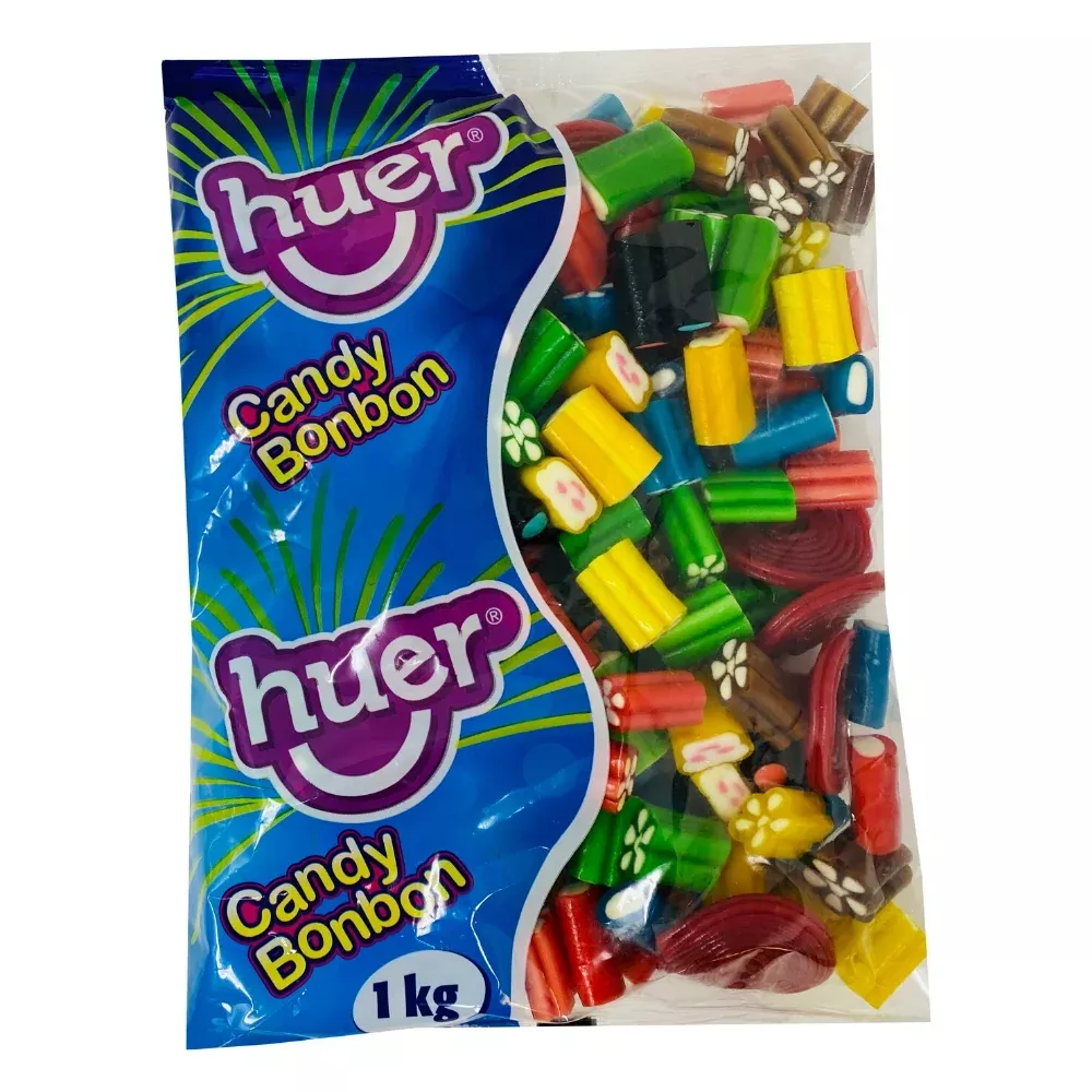 Huer Groovy Mix Gummy Candy - 1kg