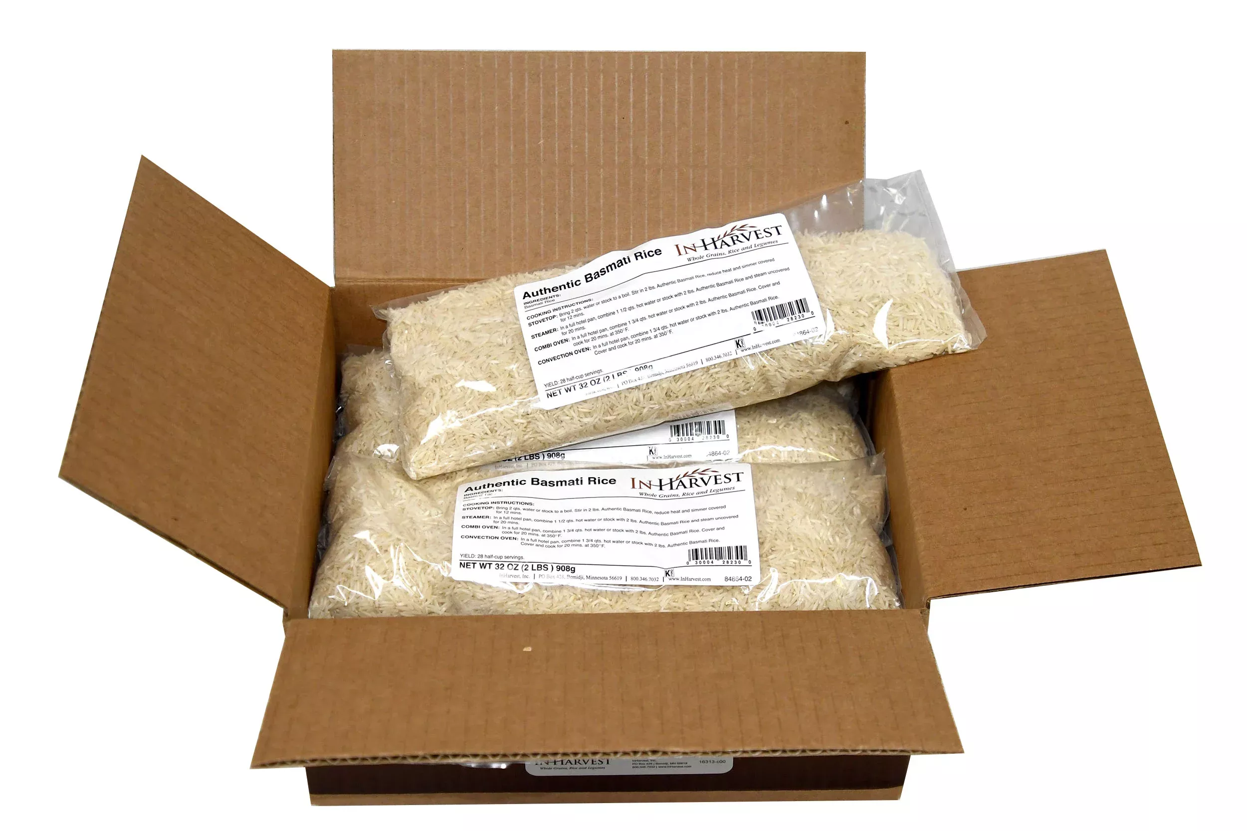 Inharvest Basmati Cholesterol Free Rice 2 Pound Each - 6 Per Case