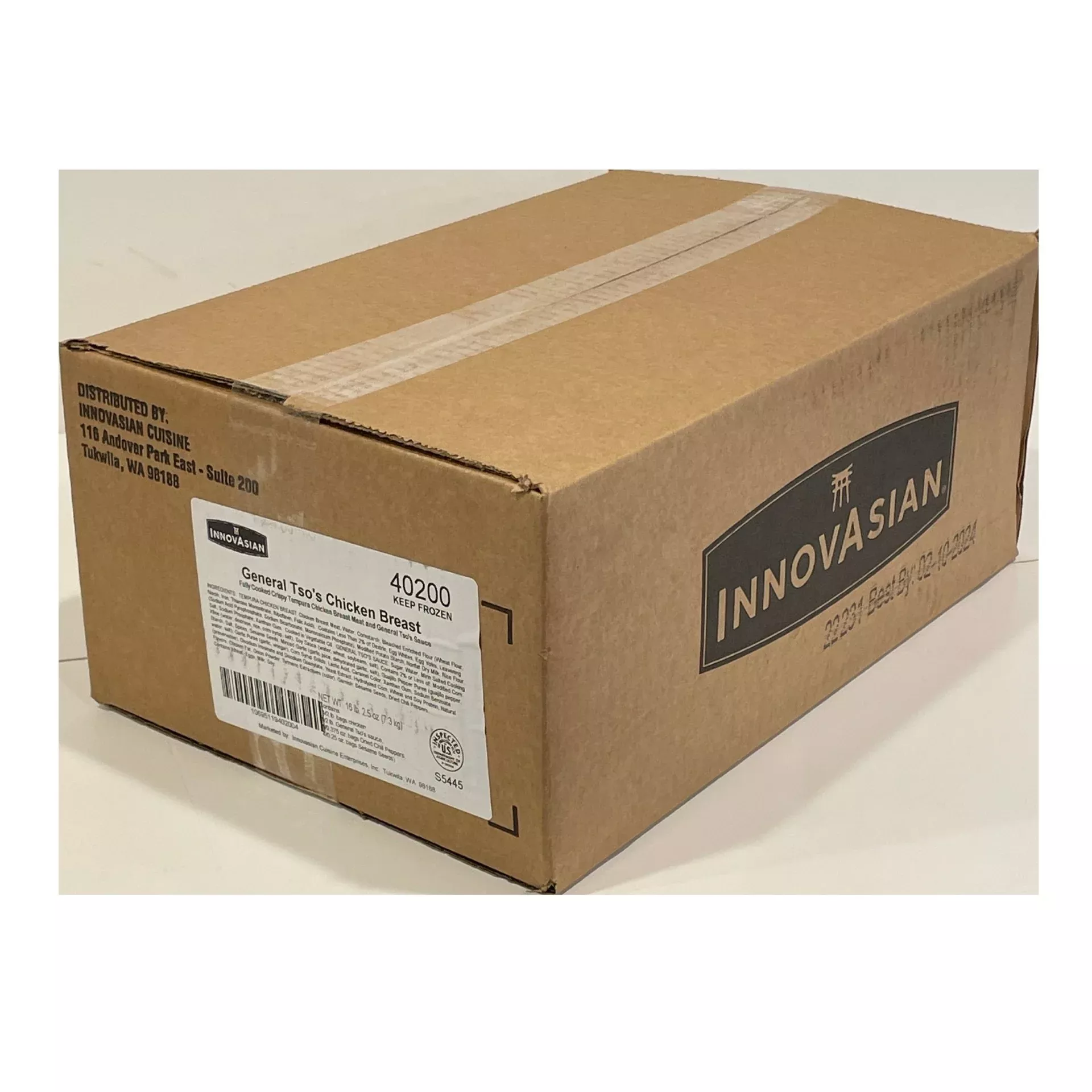 Innovasian Prepared General Tso's Chicken Breast 4 Pound Each - 4 Per Case