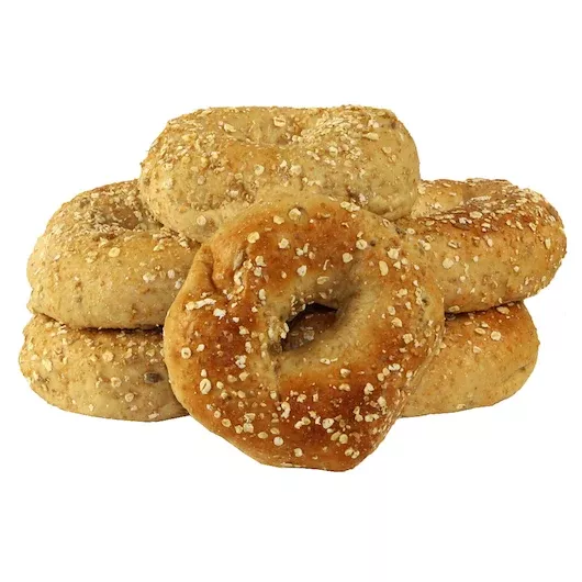 Just Bagels Retail Multigrain Bagels, 6 Each - 8 Per Case