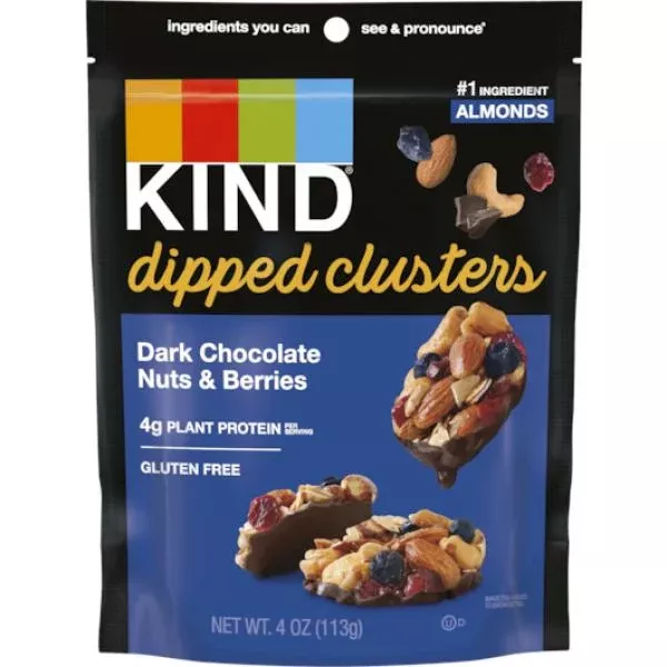 Kind Snacks Dark Chocolate Nuts & Berries 4 Ounce Size - 8 Per Case