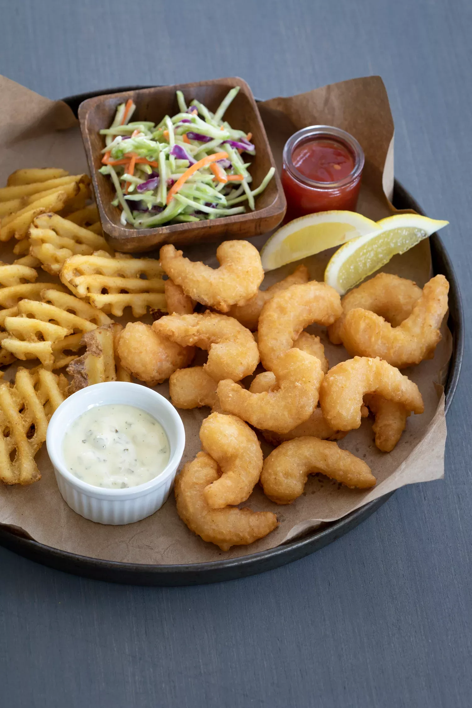 King And Prince Seafood Mrs. Friday's Craft Beer Battered Round Shrimp Off 2.5 Pound Each - 4 Per Case