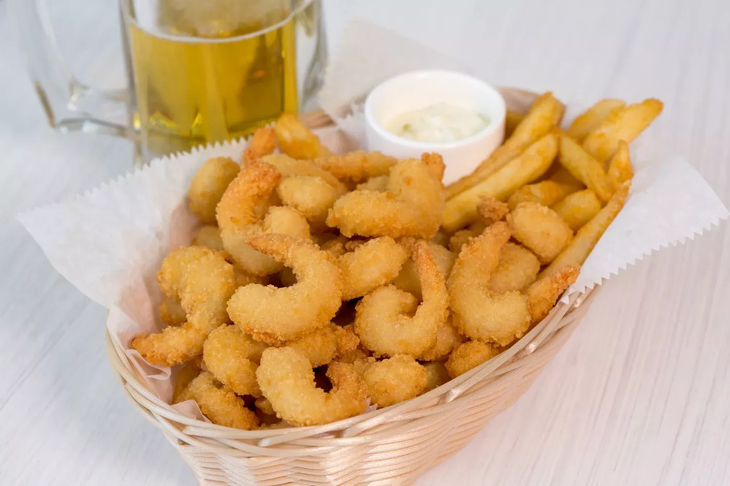 King And Prince Seafood Mrs. Friday's Flying Jib Sweet Crckrcrm Ppcrn Breaded Shr 2.5 Pound Each - 4 Per Case
