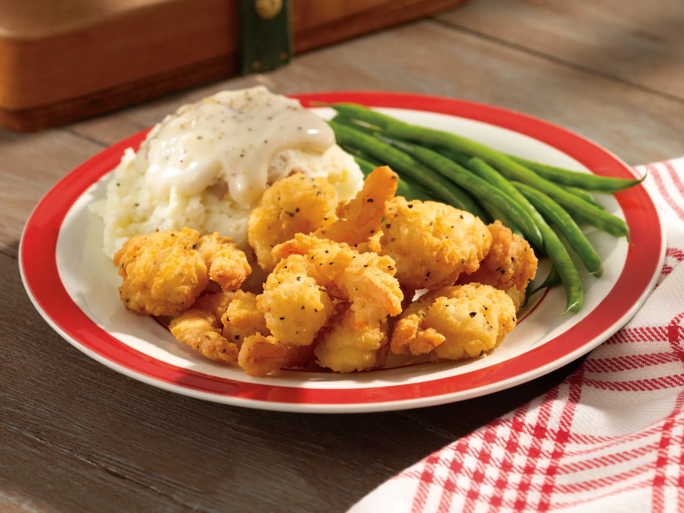 King And Prince Seafood Ow Hmstyle Breaded On Shrimp 3 Pound Each - 8 Per Case