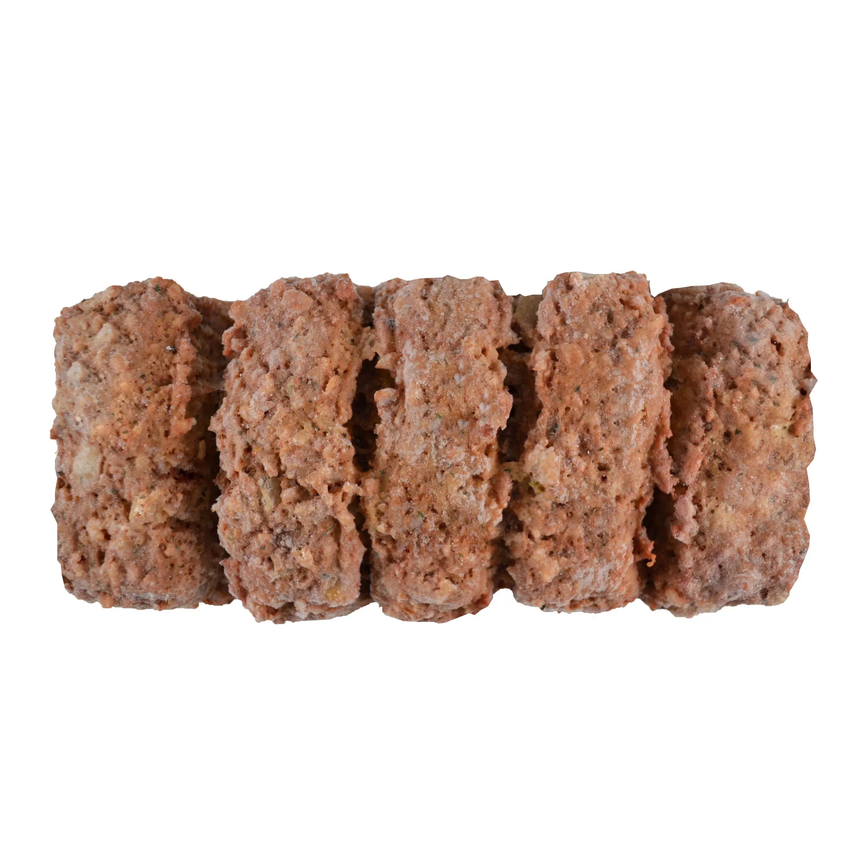 Kings Command Foods Fully Cooked Pull Apart Beef Meatloaf Loaves 21 Ounce Size - 12 Per Case