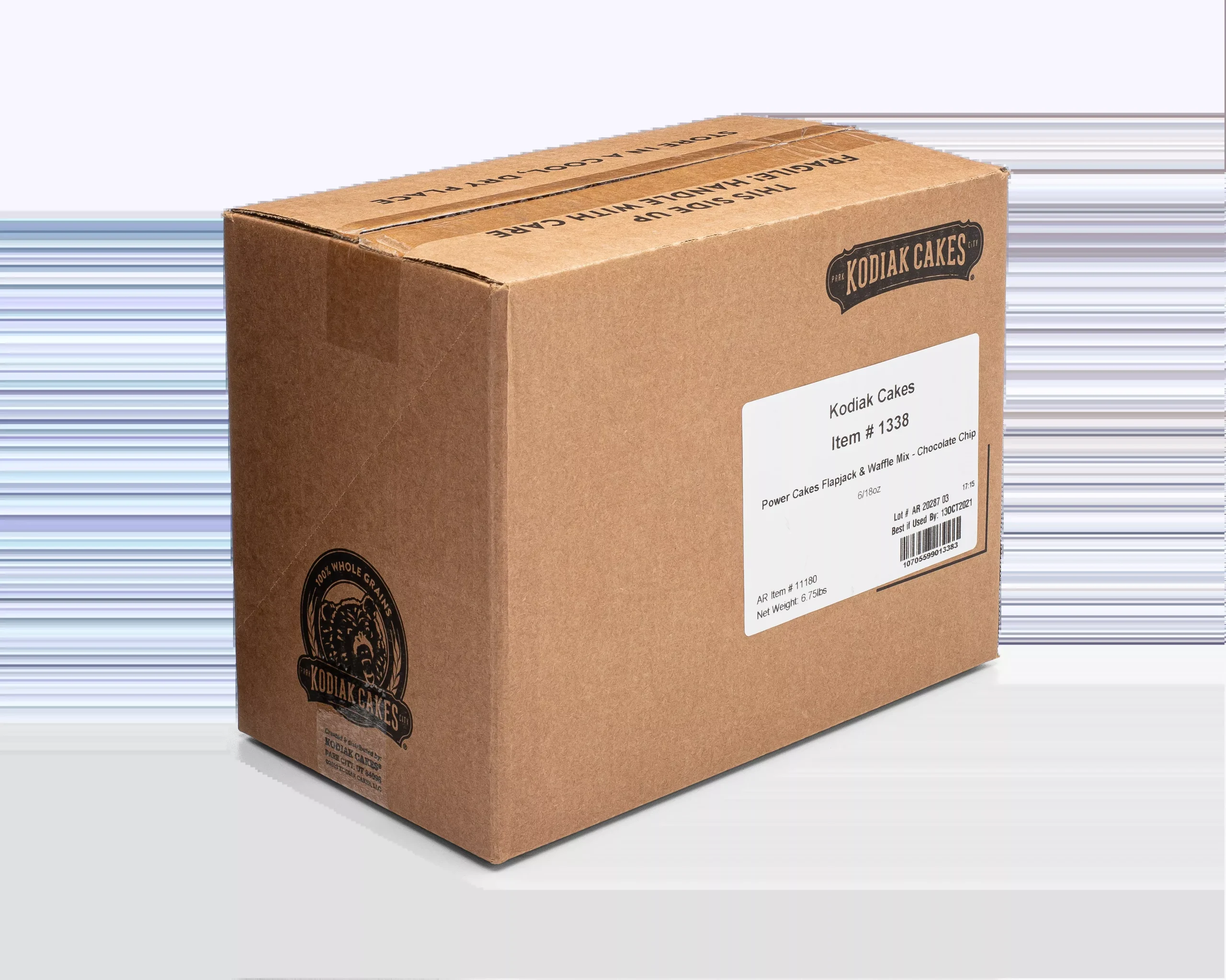 Kodiak Cakes Chocolate Chip Pancake & Wafflemix 18 Ounce Size - 6 Per Case