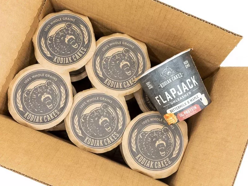 Kodiak Cakes Protein Buttermilk & Maple Flapjack Cup 2.15 Ounce Size - 12 Per Case