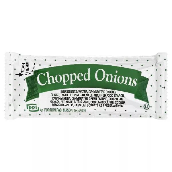 Kraft Heinz Portion Pac Portion Pac Single Serve Chopped Onion 9 Gram Packets 200 Per Case