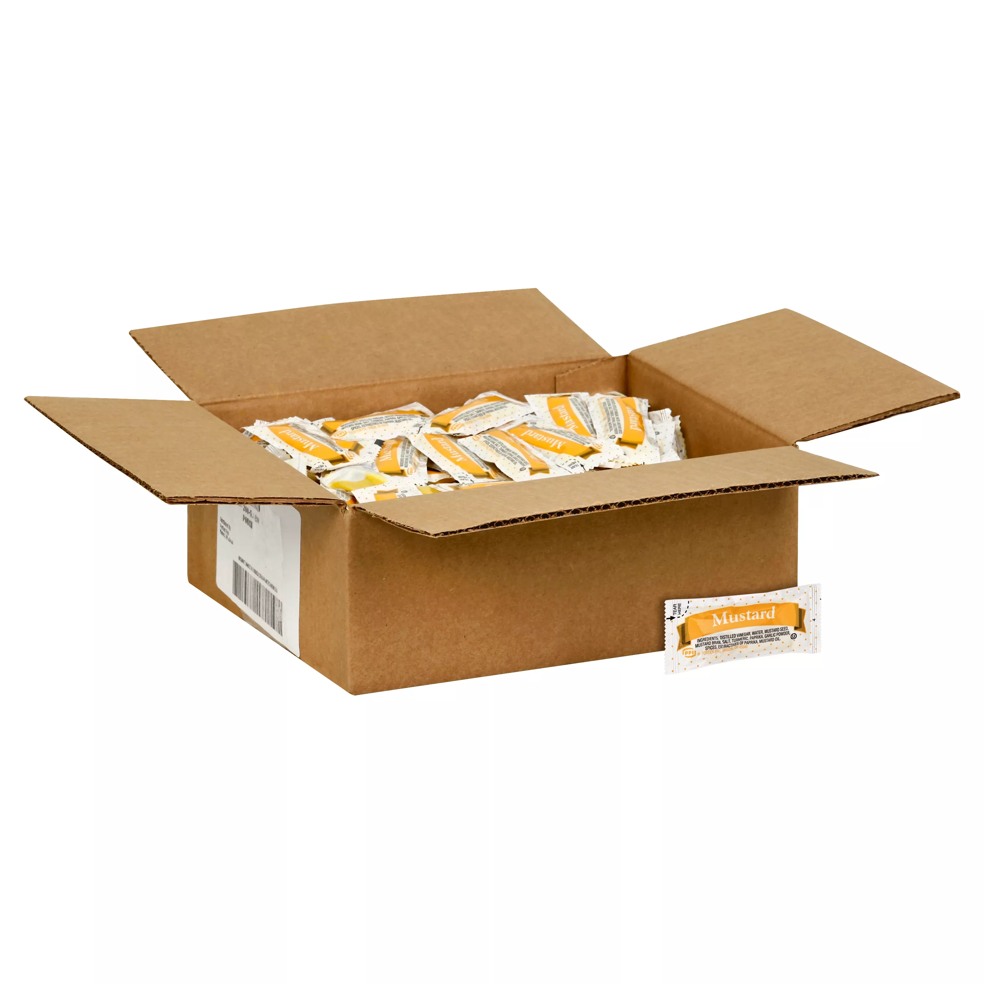 Kraft Heinz Portion Pac Portion Pac Single Serve Mustard 5.5 Gram Packets 200 Per Case