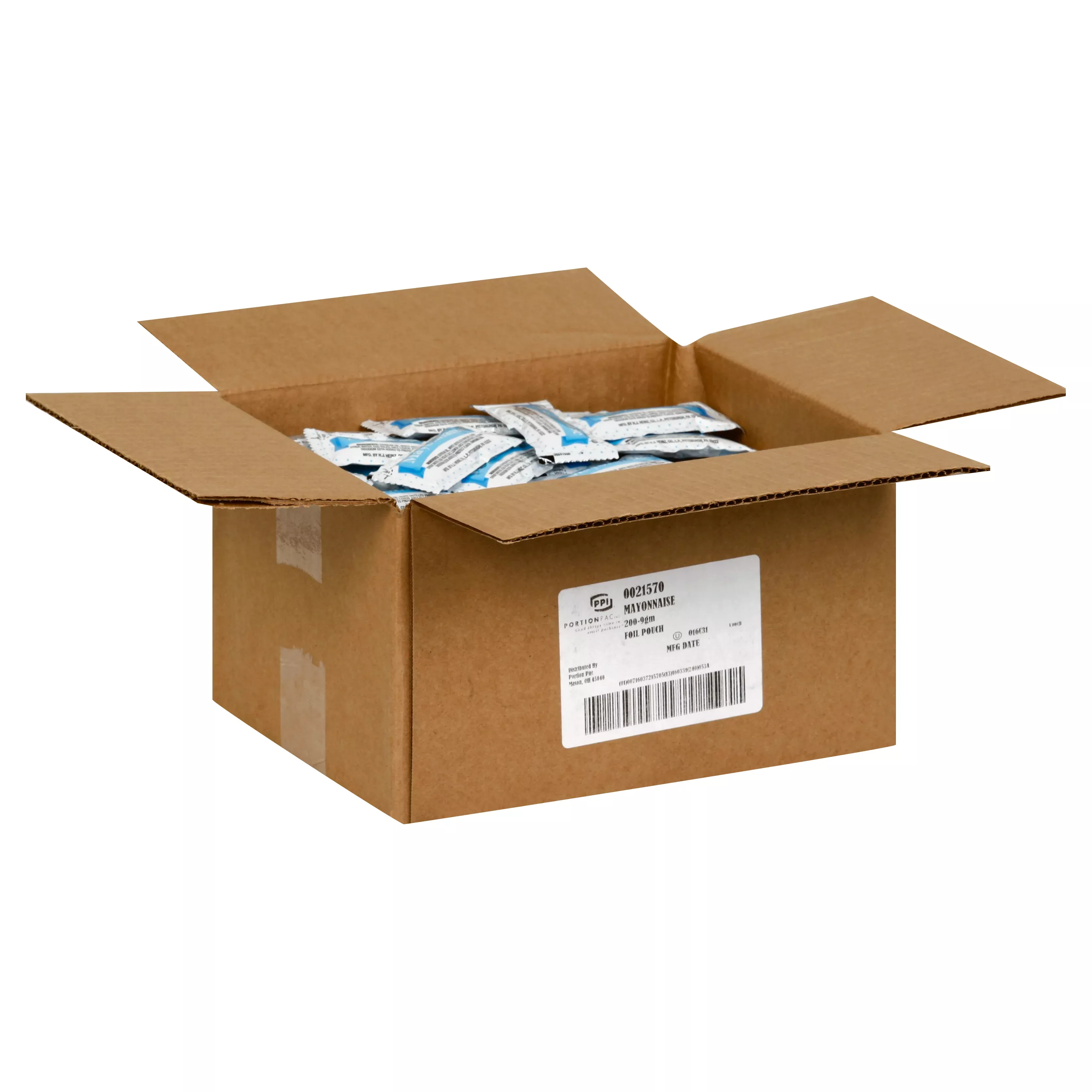 Kraft Heinz Portion Pac Ppi Single Serve Mayonnaise 9 Gram Packets 200 Per Case