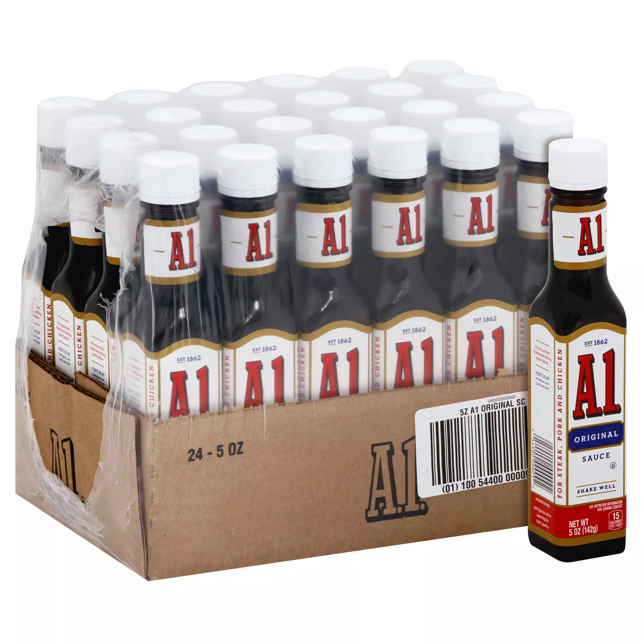Kraft Heinz Retail A.1. Original Steak Sauce, 5 Ounce Size - 24 Per Case