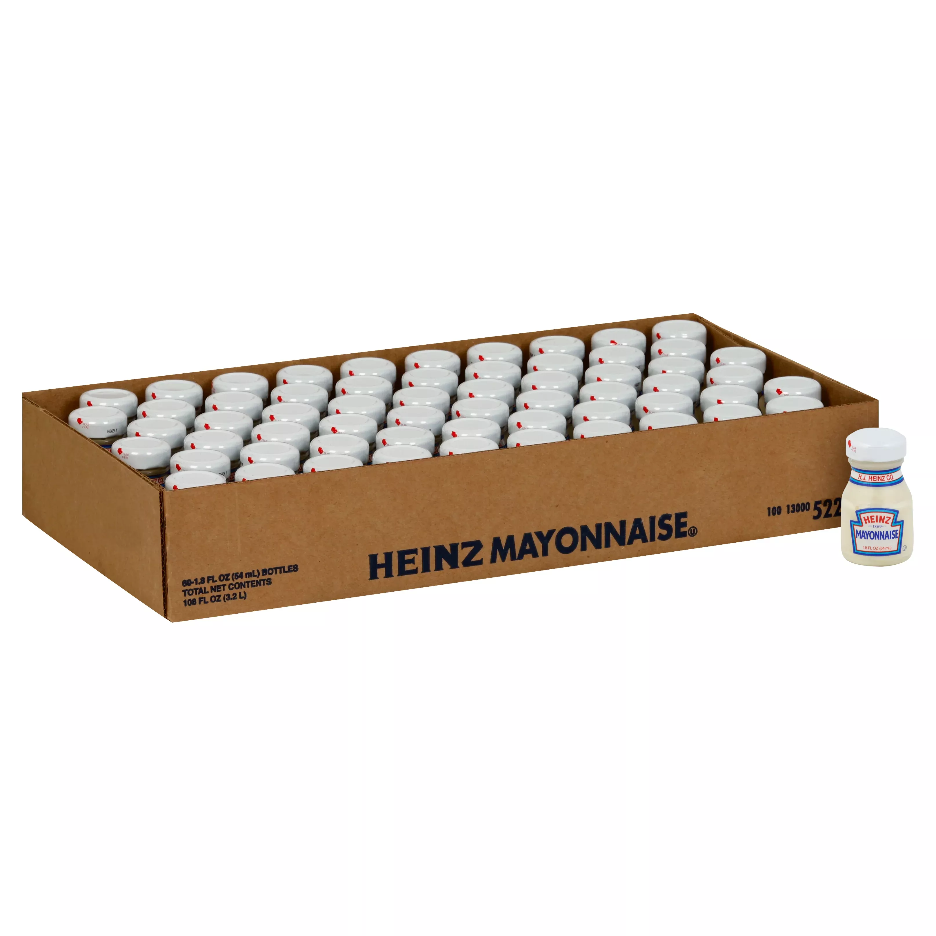 Kraft Heinz Single Serve Mayonnaise 1.8 Ounce Roomservice Bottle 60 Per Case