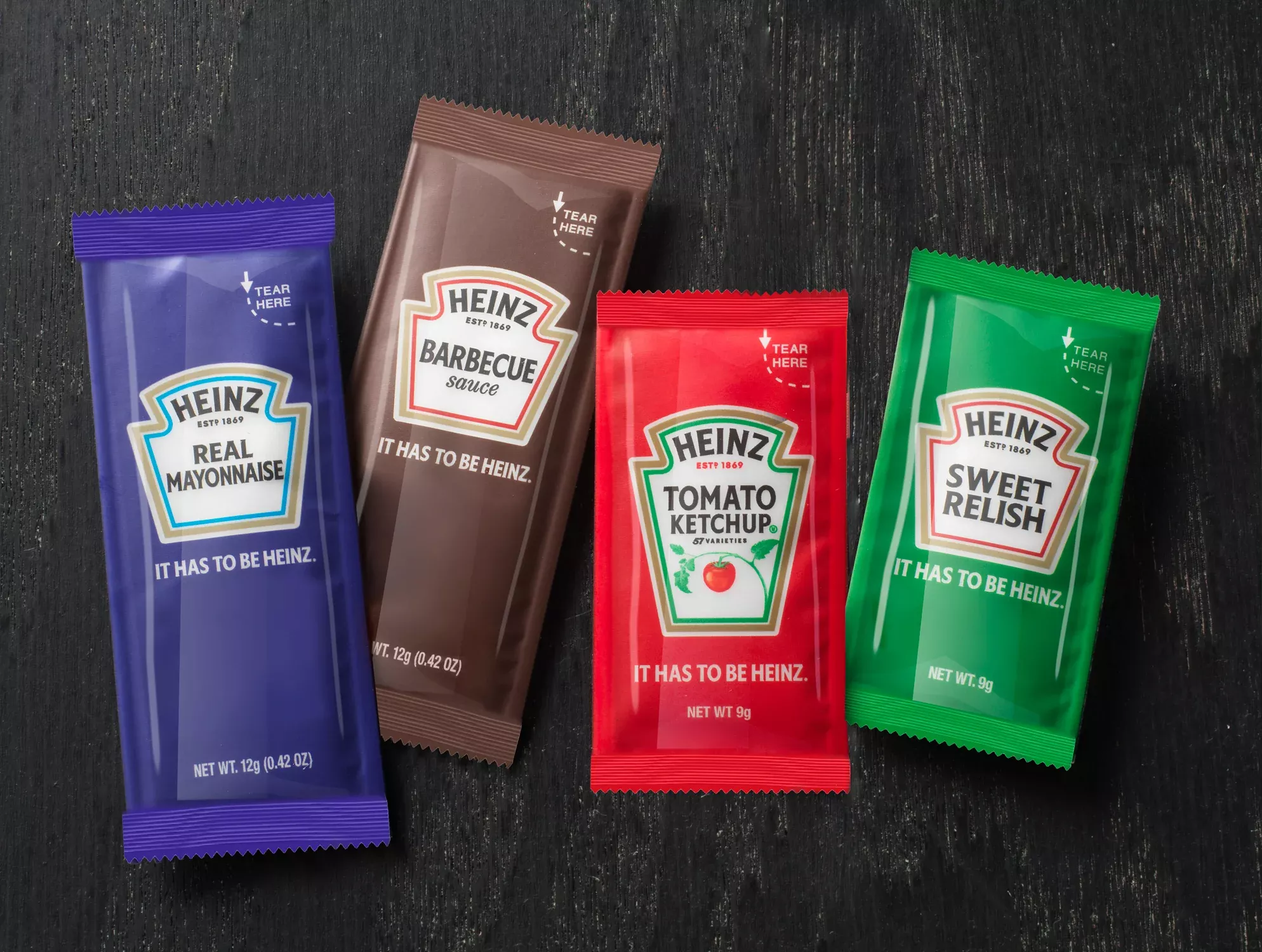 Kraft Heinz Single Serve Relish 9 Gram Packets 200 Per Case