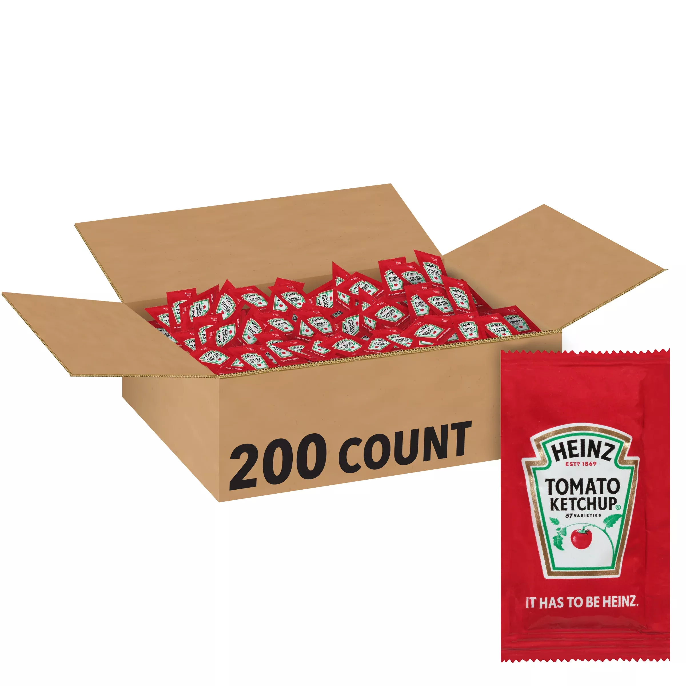 Kraft Heinz Tomato Ketchup 200 Case Pack