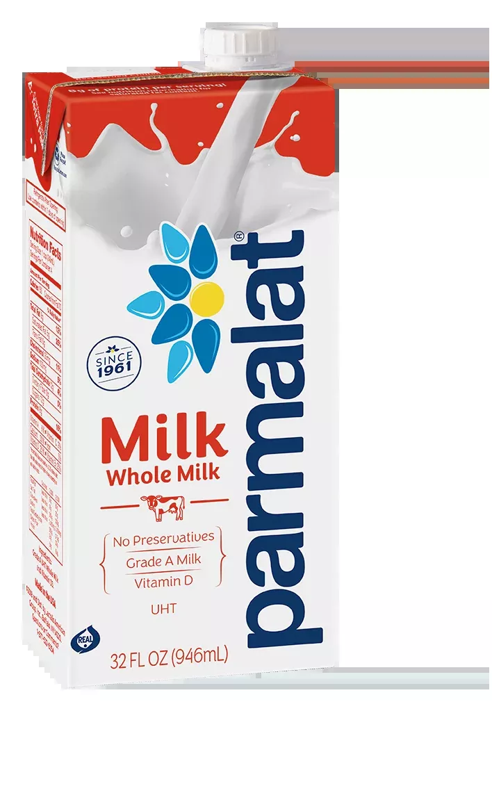 Lactalis Parmalat Whole Milk Shelf Stable Ultra Hightemperature Pasteurized 2.15 Pound Each - 12 Per Case