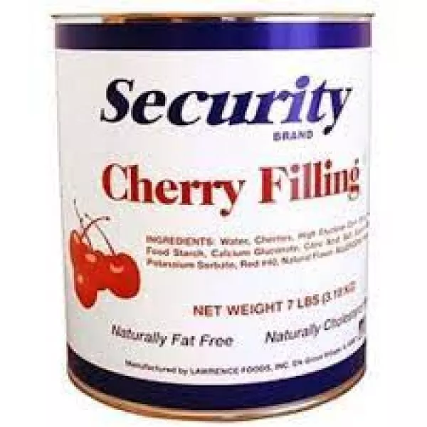 Lawrence Foods Inc. Security Cherry Filling 7 Pound Each - 6 Per Case