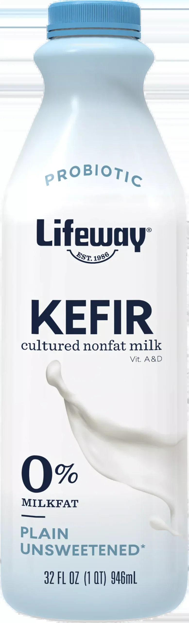 Lifeway Foods Plain Non-fat Kefir 32 Fluid Ounce - 6 Per Case