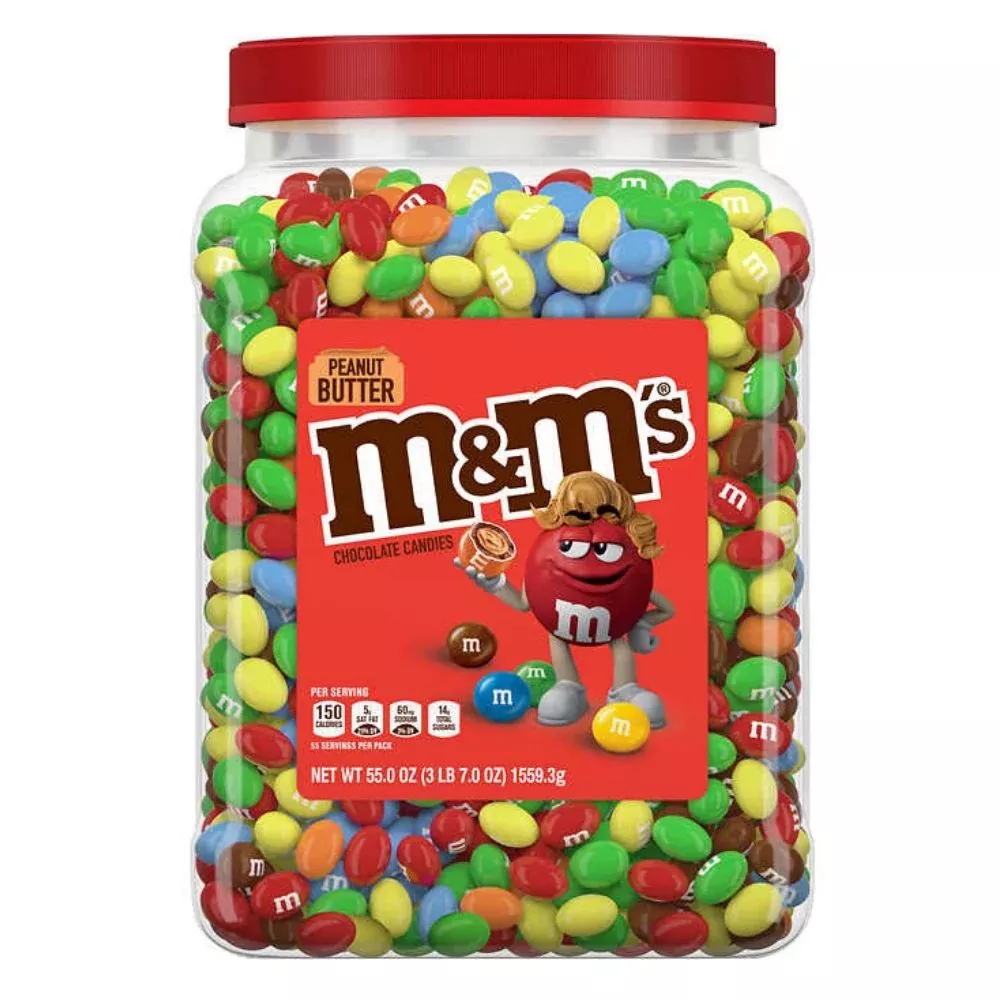 M&M's Peanut Butter Chocolate Candies Pantry Size - 55oz