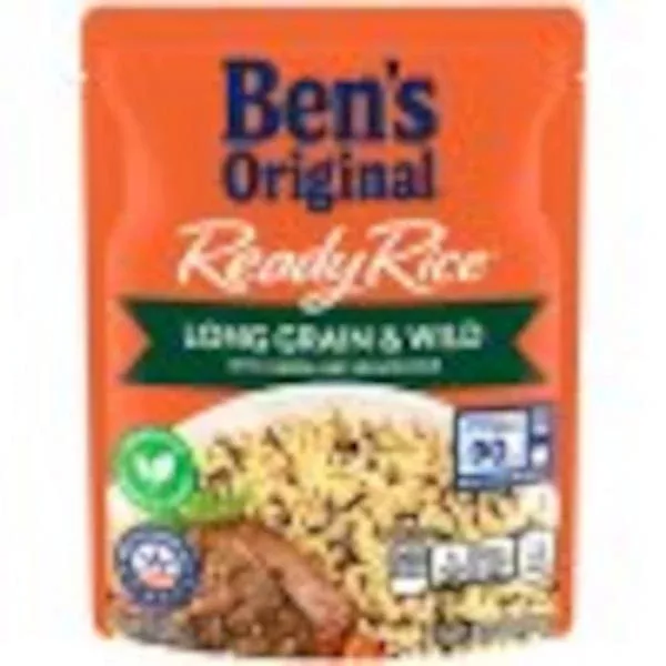 Mars Food Ben's Original Long Grain & Wild Original Ready Rice 8.8 Ounce Size - 12 Per Case