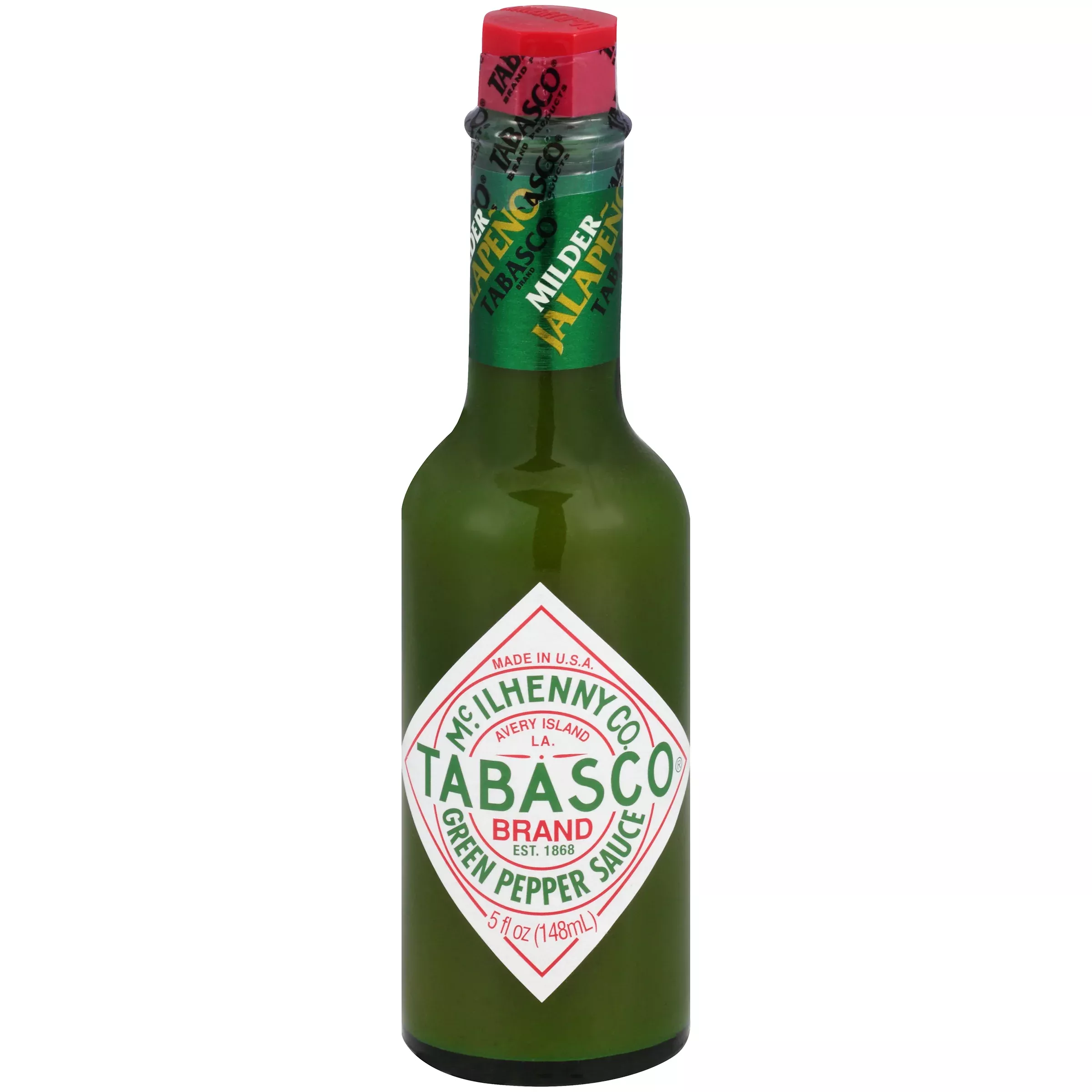 Mcilhenny Company Tabasco Green Pepper Sauce Institutional 5 Fluid Ounce - 12 Per Case