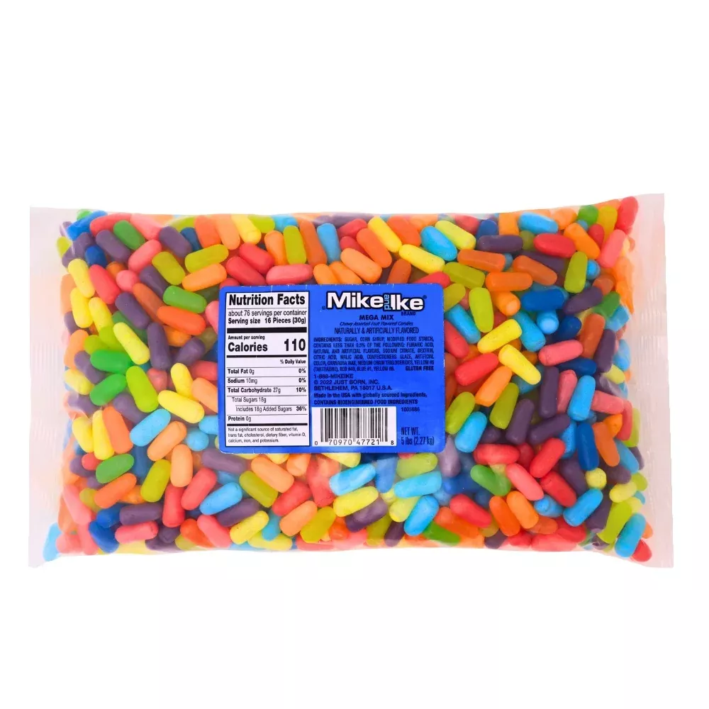 Mike and Ike Mega Mix Bulk - 5lb