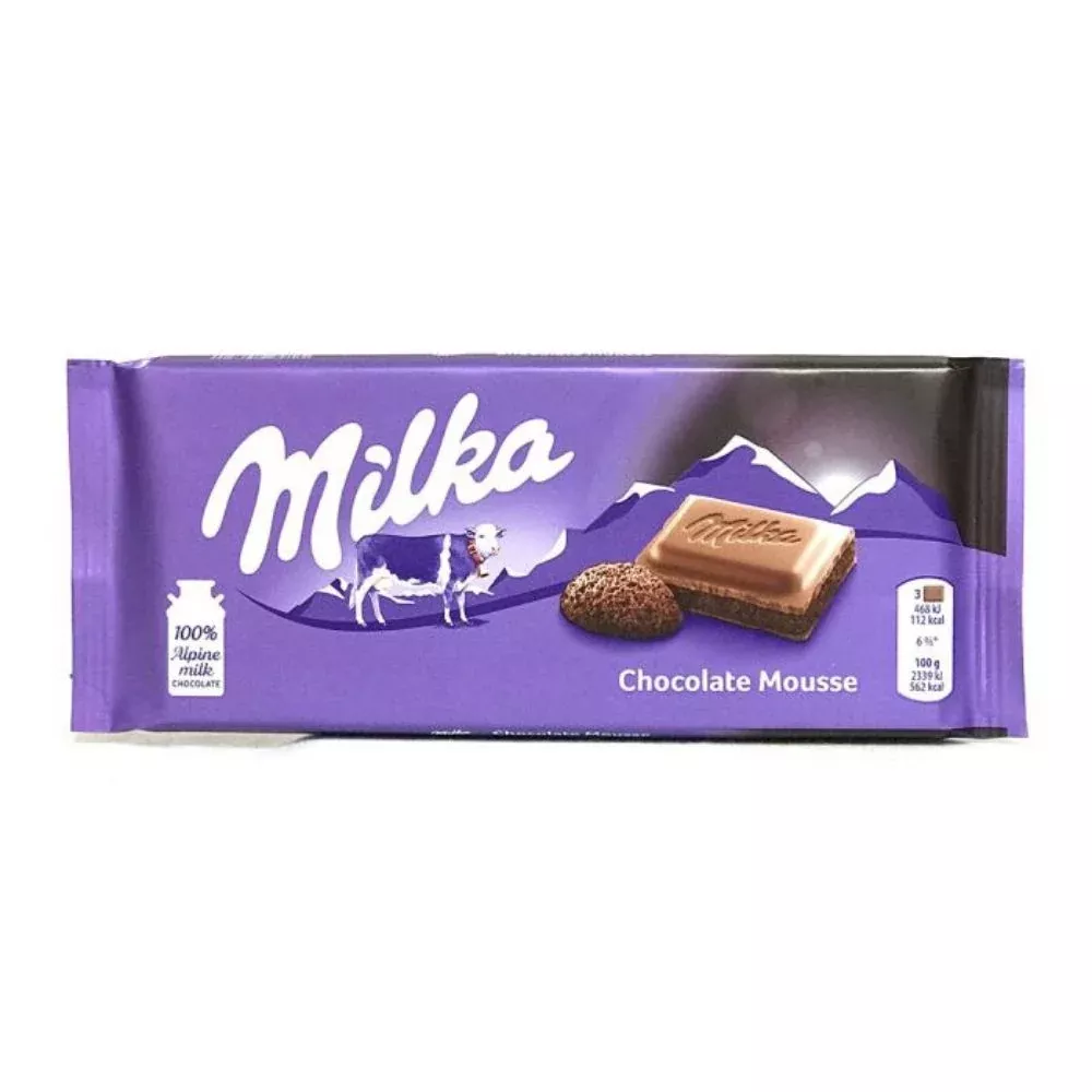 Milka Chocolate Mousse Bar - 100g
