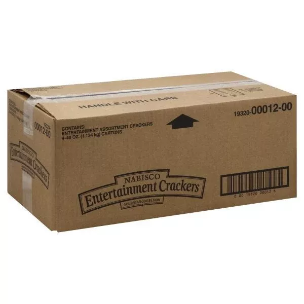 Mondelez Foodservice Entertainment Crackers Assorted 40 Ounce Size - 4 Per Case